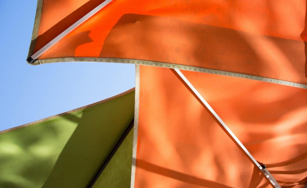 Colorful parasols
