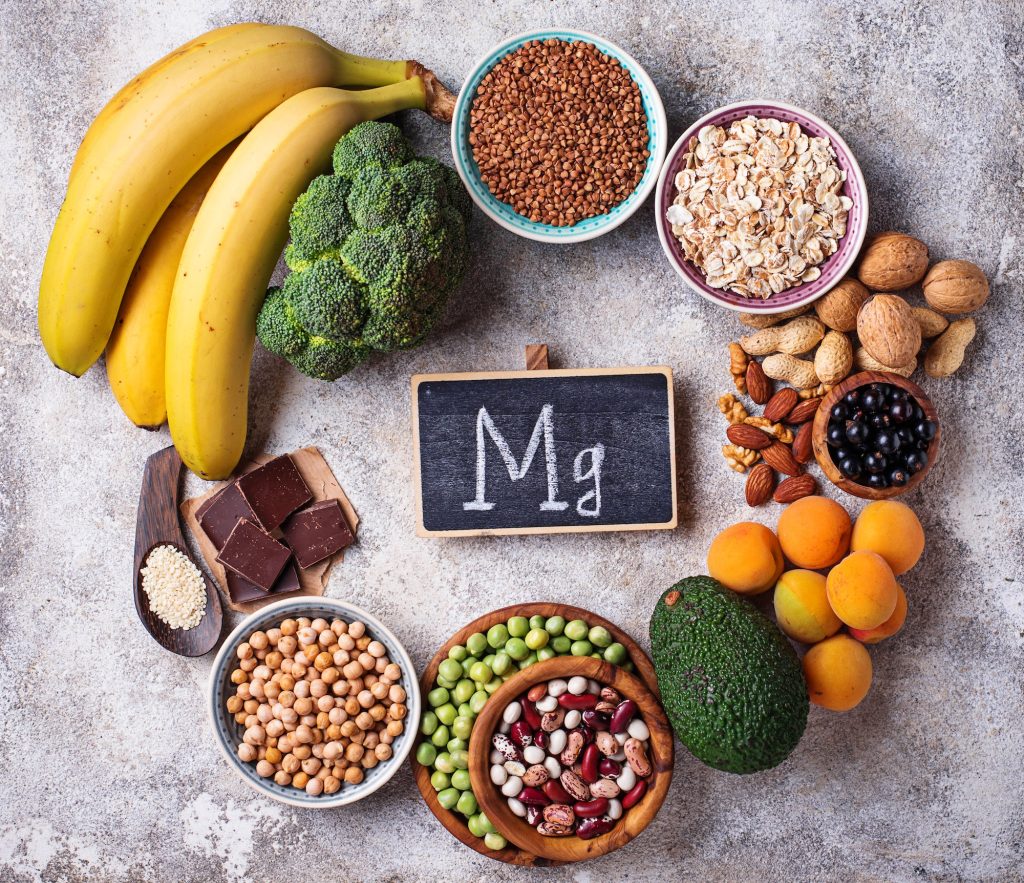 Le magnésium est naturellement présent dans les aliments.